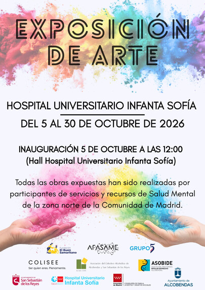El arte de la salud mental toma el hall del Hospital Infanta Sofía
