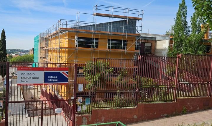 Más Madrid Alcobendas denuncia la lentitud de las obras del colegio García Lorca