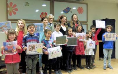 Irene Garbajosa Sánchez, de 7 años, ganadora del XVIII Concurso de dibujo de la Carta a los Reyes Magos