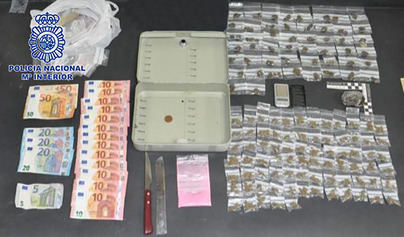 La Policía Nacional desmantela un punto de venta de droga en Alcobendas