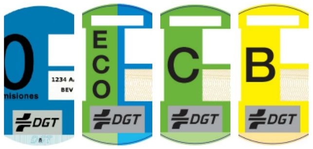 Obligación de llevar los distintivos medioambientales de la DGT para circular por Madrid