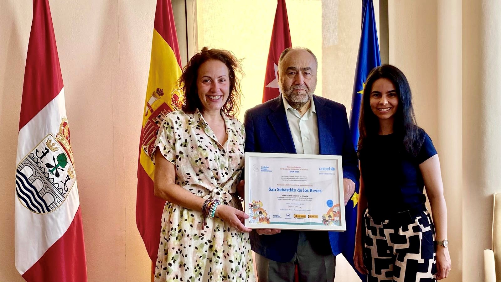 Sanse seguirá siendo “Ciudad Amiga de la Infancia”