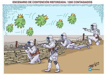 Coronavirus: 1200 contagiados