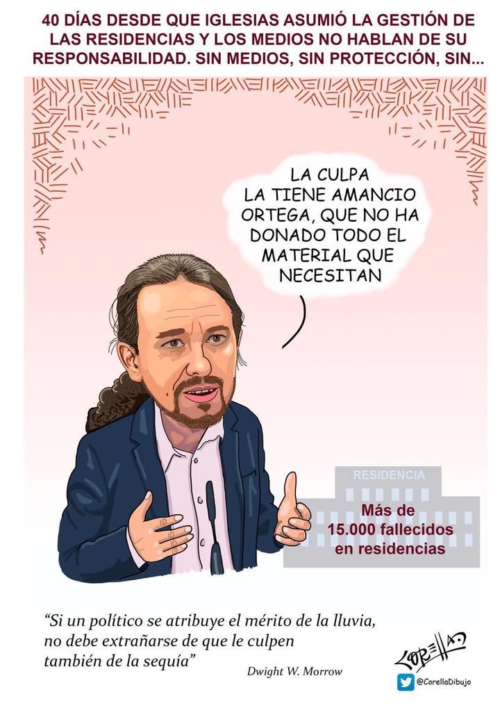 `40 dias desde que Iglesias asumió la gestión de las residencias y los medios no hablan de su responsabilidad´