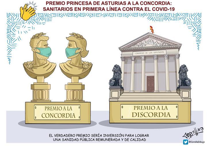 `Premio princesa de asturias a la concordia: sanitarios´