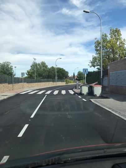 Termina el asfaltado de la Calle del Camino del Cura