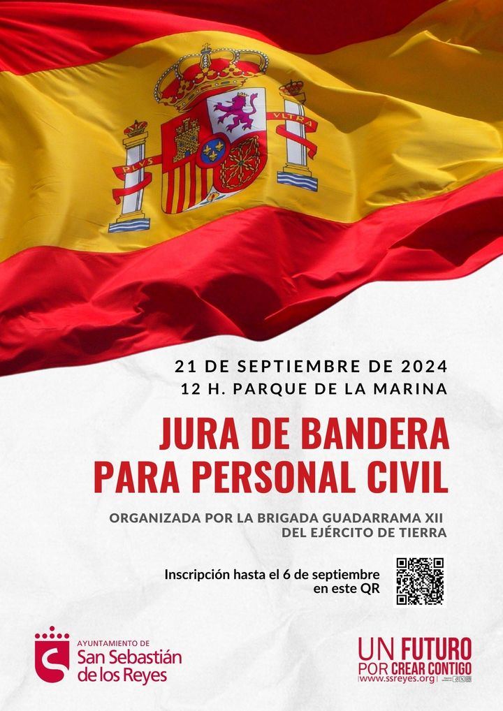 Sanse invita a los vecinos a participar en la Jura de Bandera civil