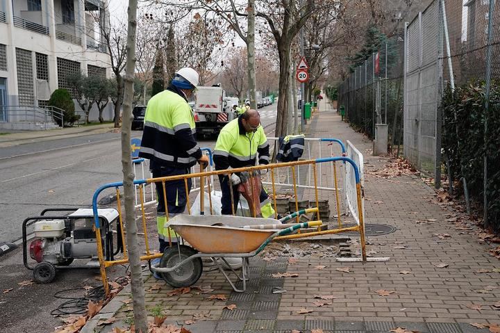 Se refuerza el sistema de alumbrado en el Barrio de Moscatelares