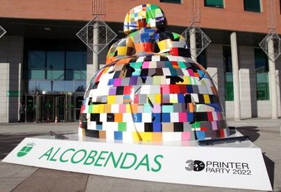 La Plaza Mayor de Alcobendas luce una nueva ‘Menina’ en 3D