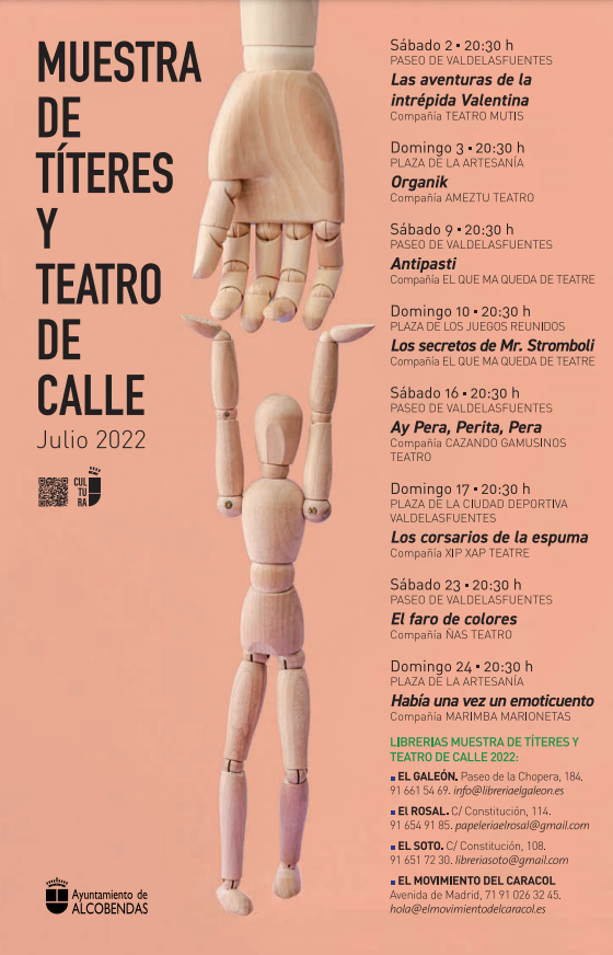 Vuelve a Alcobendas la “Muestra de títeres y teatro de calle”