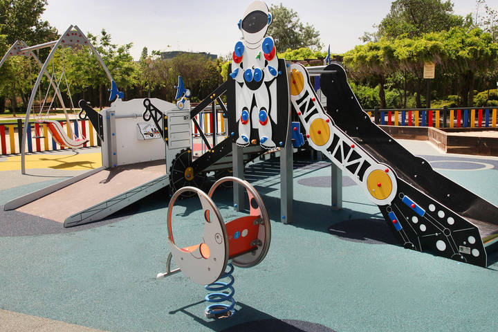 Imagen del nuevo espacio infantil habilitado en el Arroyo de la Vega