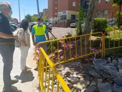 Mejoras de pavimientos en barrios de Alcobendas