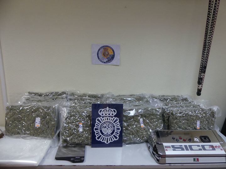 Incautados 20 kilos de marihuana y 400 gramos de cocaína