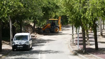 Derrumbe en Paseo de Alcobendas