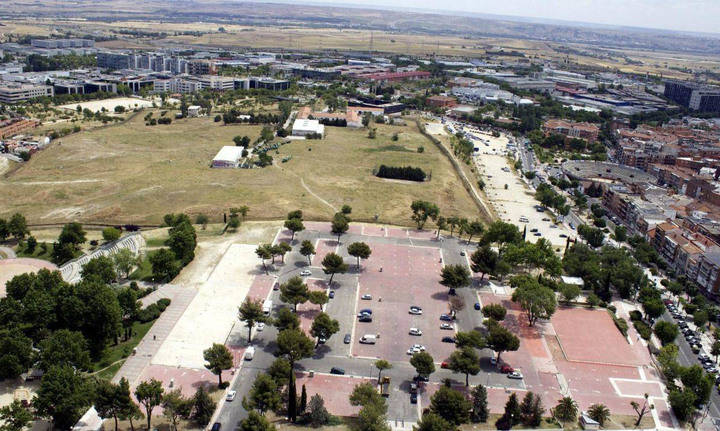 Imagen de los terrenos del Parque de La Marina de San Sebastián de los Reyes