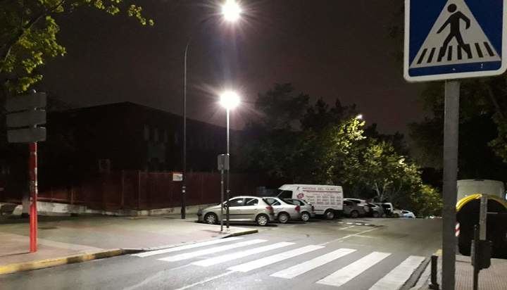 Sanse invierte 14.000 euros en optimizar la iluminación de los pasos de peatones