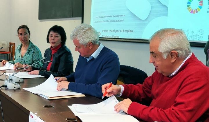 Sanse firma con un nuevo pacto local por el empleo con sindicatos y empresarios