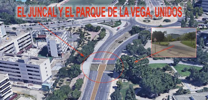 El Parque de La Vega se une a la zona de El Juncal