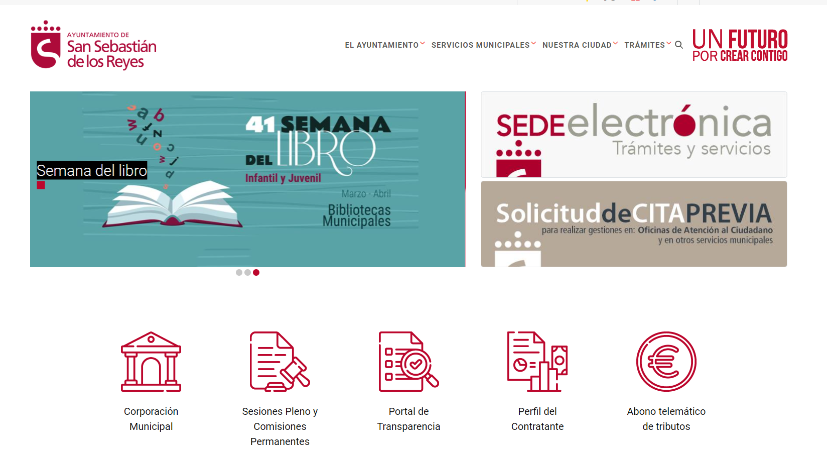 San Sebastián de los Reyes estrena nueva web corporativa
