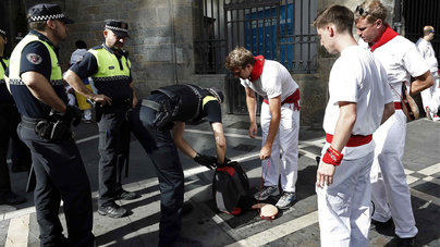 La Policía Local de SanSe en el operativo de seguridad de los sanfermines