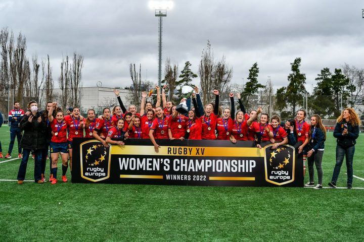 Encuentro entre Japón y la selección española de rugby femenino