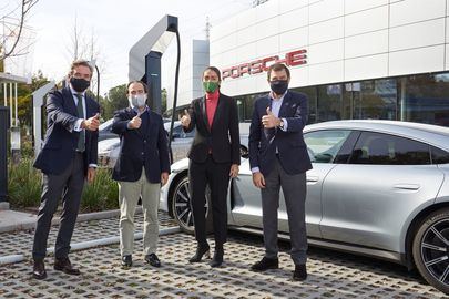 La estación de carga más potente de España en Las Tablas