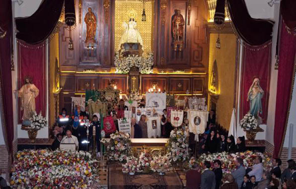 Leo Harlem y Chayo Mohedano en las fiestas de Virgen de la Paz