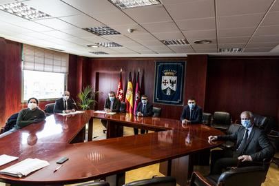 Los grupos políticos trabajan juntos por la reactivación de Alcobendas