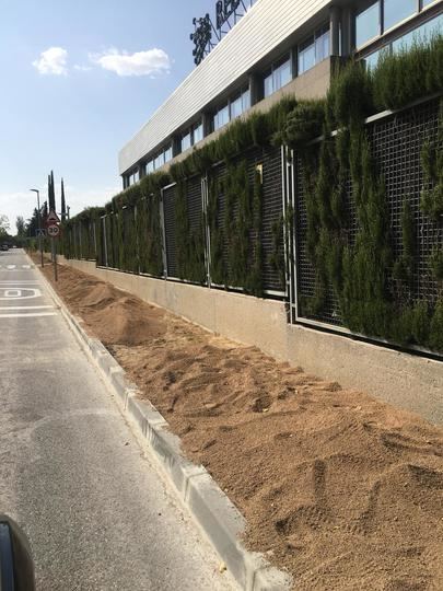 Mejoras en las aceras de un tramo del Paseo Conde de los Gaitanes