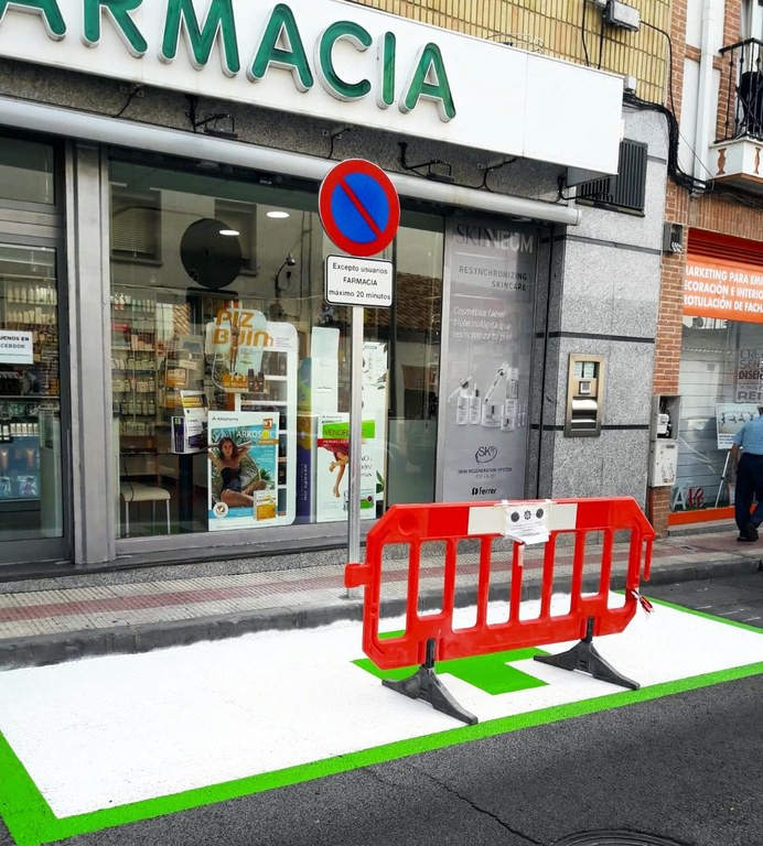 Alcobendas creará estacionamientos reservados cerca de farmacias