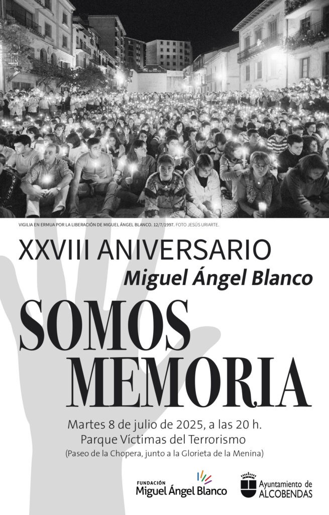 Alcobendas conmemora el XXVIII aniversario del asesinato de Miguel Ángel Blanco
