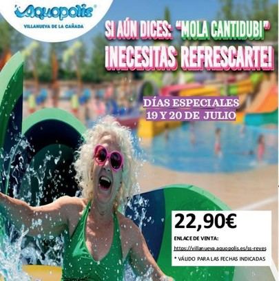Aquopolis ofrece entradas a precio reducido para vecinos de Sanse
