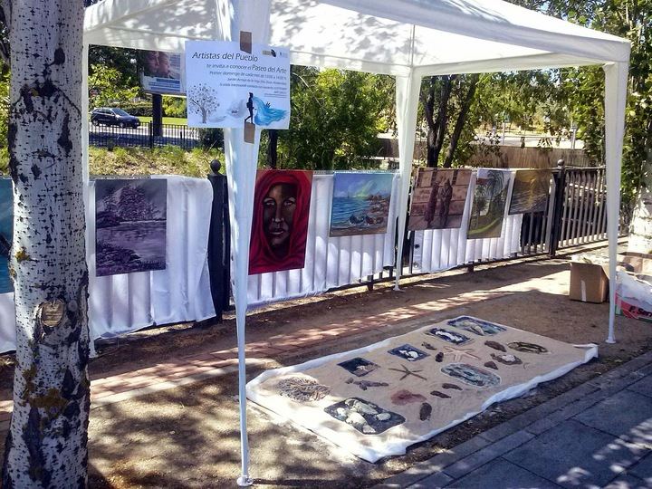 Paseo del Arte y la Artesanía en La Plaza del Pueblo de Alcobendas
