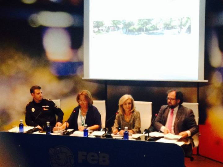 Imagen de la asamblea general ordinaria del año pasado celebrada en el edificio de la federación española de baloncesto. 