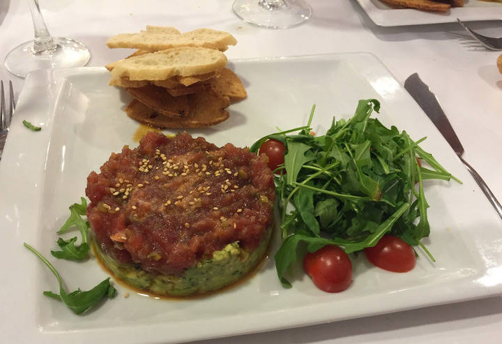 Imagen del plato que presentó el restaurante Bakartxo de la urbanización Club de Campo de San Sebastián de los Reyes