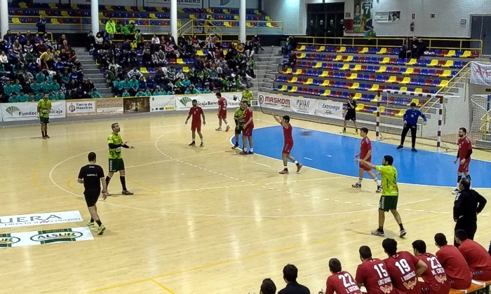 Imagen del partido disputado en el pabellón Fernando Arguelles de Antequera 