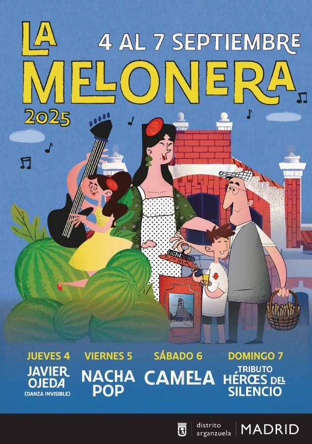 Camela y Nacha Pop serán los protagonistas de las Fiestas de la Melonera 2025