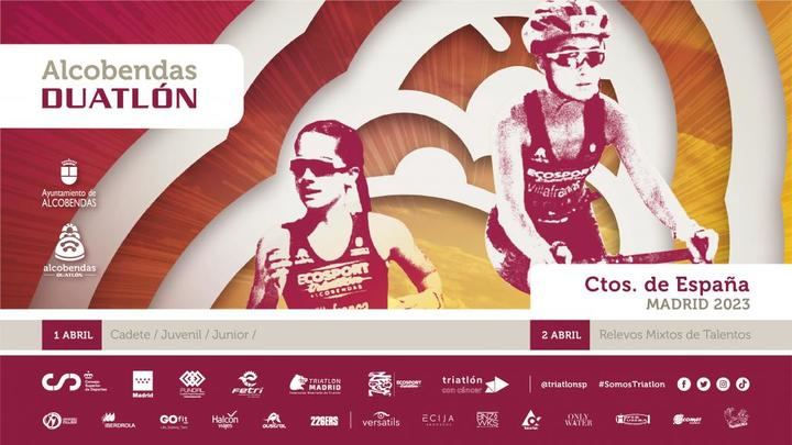 Campeonato de España de duatlón en el entorno del Parque de Andalucía