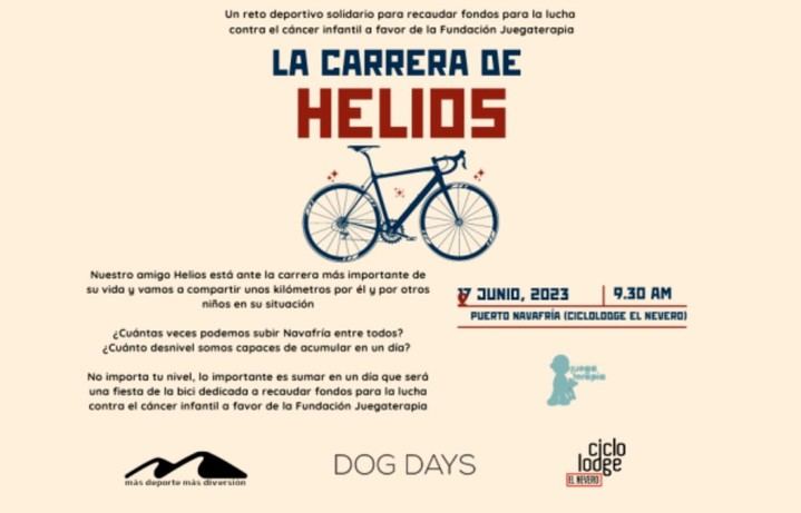 'La Carrera de Helios', reto ciclista contra el cáncer infantil