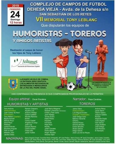 Partidos de Humoristas y Artistas contra Toreros en Sanse