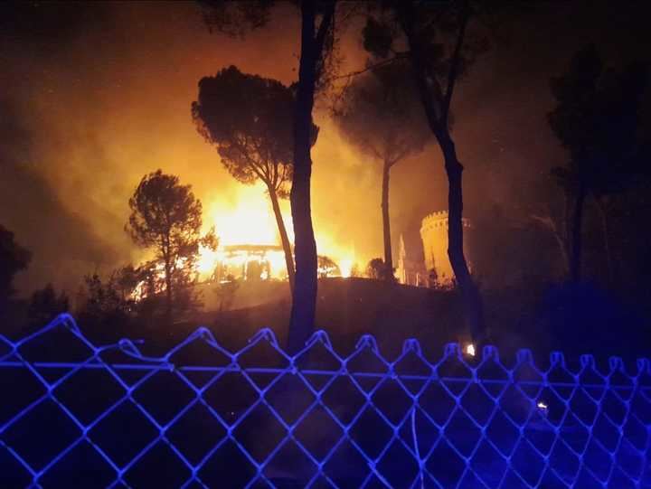 El consejero de Medio Ambiente, Carlos Novillo, espera controlar el incendio en Tres Cantos durante la mañana