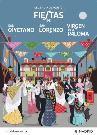 Madrid se prepara para celebrar del 14 al 17 sus fiestas de la Virgen de la Paloma