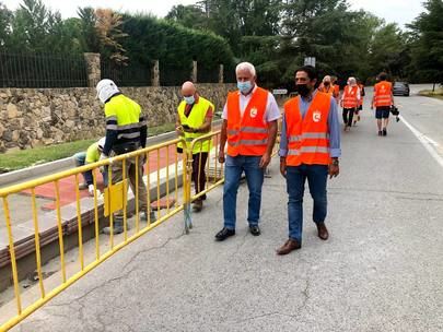 La entrada de la urbanización Ciudalcampo cambia de aspecto