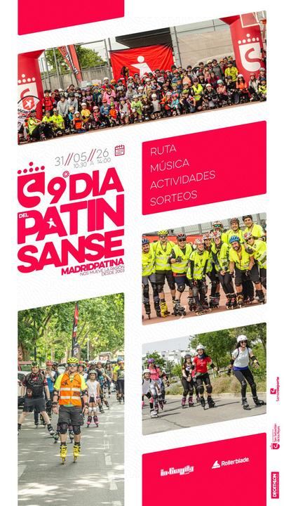 Sanse celebra este domingo la 9ª edición del Día del Patín