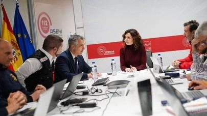 Ayuso se compromete a apoyar a los alcaldes afectados por las recientes lluvias en la Comunidad
