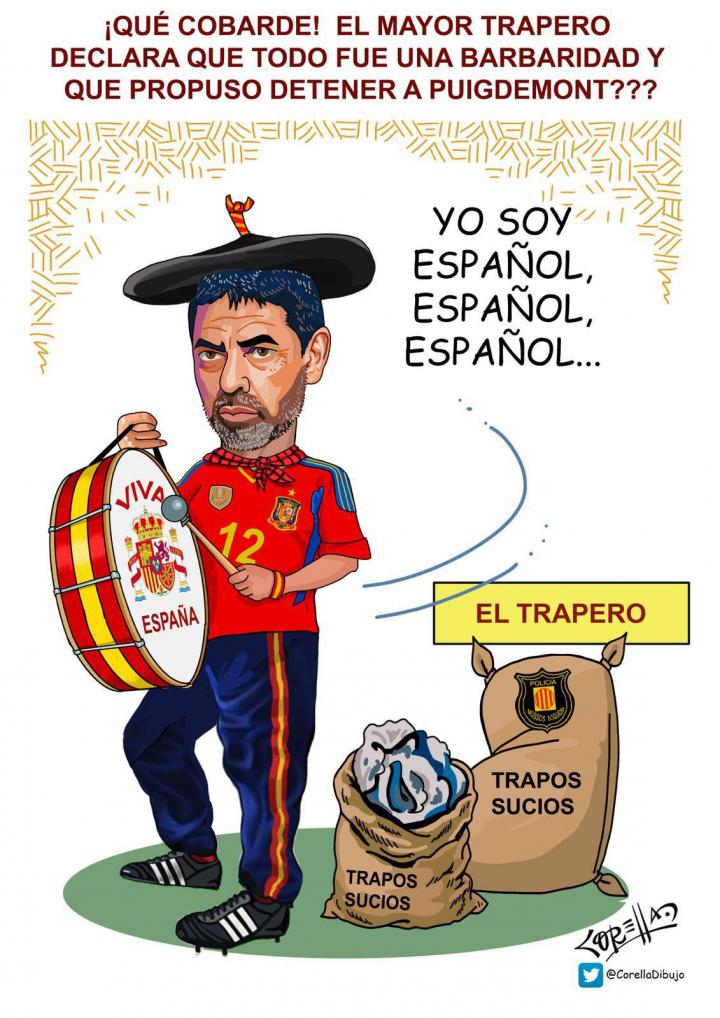 Trapero: 'Soy español, español...