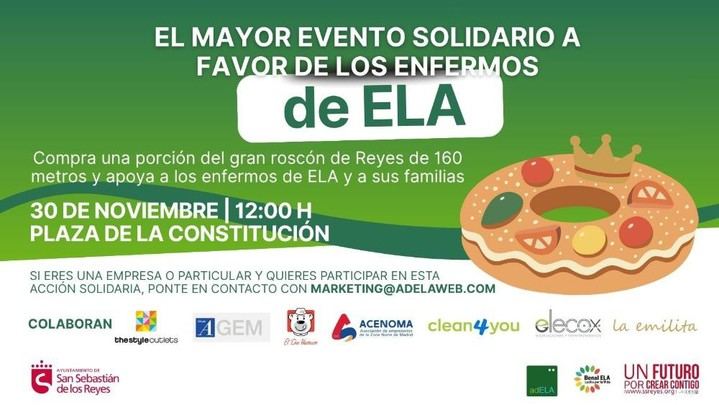 Gran apoyo a evento solidario por la ELA en Sanse el 30 de noviembre