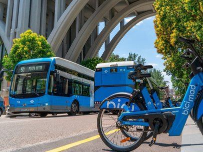 EMT Madrid presenta un billete virtual que combina autobús y Bicimad por 1,80 euros