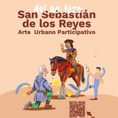 San Sebastián de los Reyes se une para crear un mural colaborativo que narra su historia desde 1492