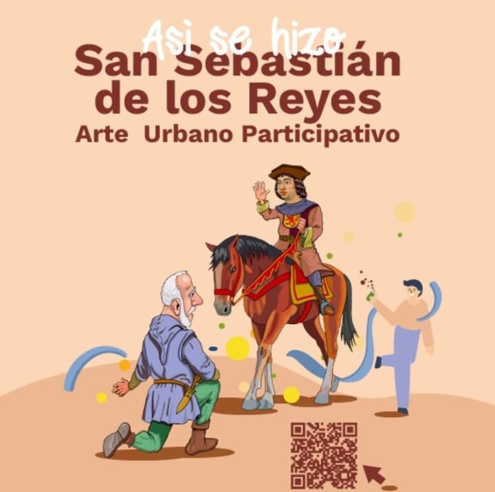 San Sebastián de los Reyes se une para crear un mural colaborativo que narra su historia desde 1492